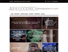 Tablet Screenshot of alfiegoodrich.com